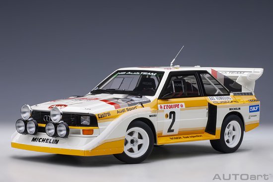 AUDI - QUATTRO SPORT S1 (night version) N 2 4th RALLY MONTECARLO 1986 W.ROHRL - C.GEISTDORFER